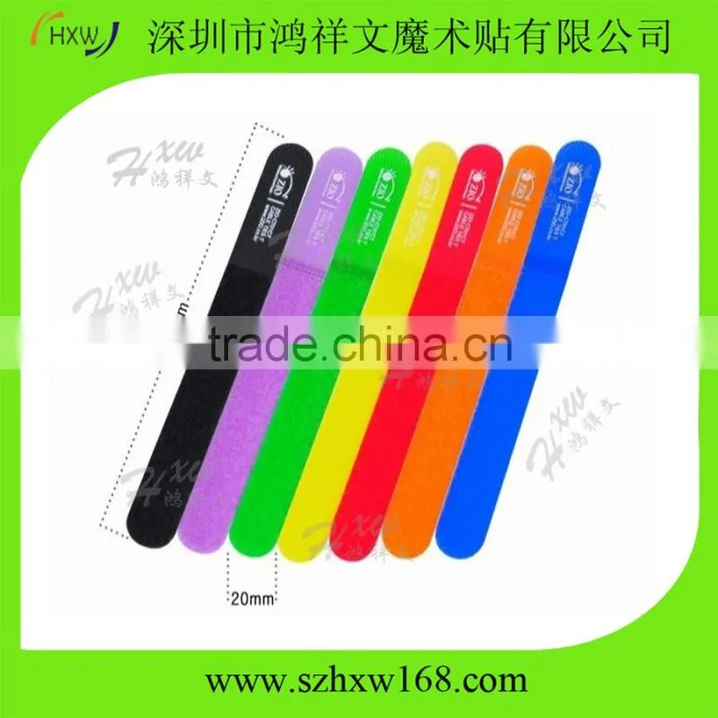 20*250mm custom logo cable management buckle wire ties