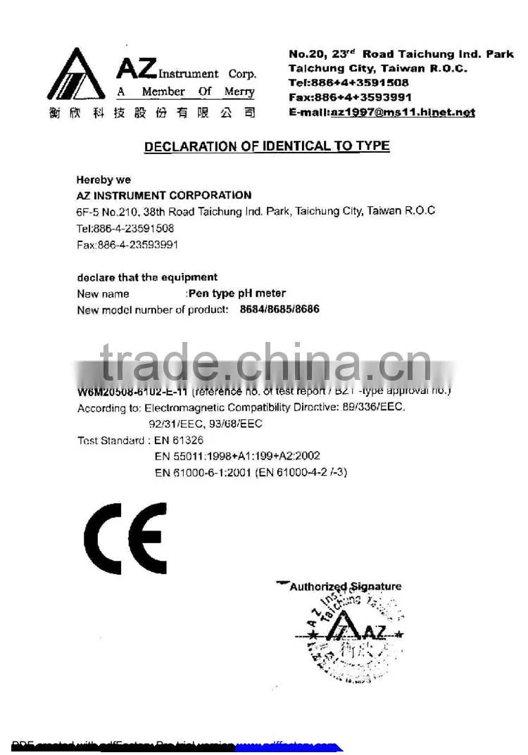 PH Meter Factory price Water Quality meter PH Tester