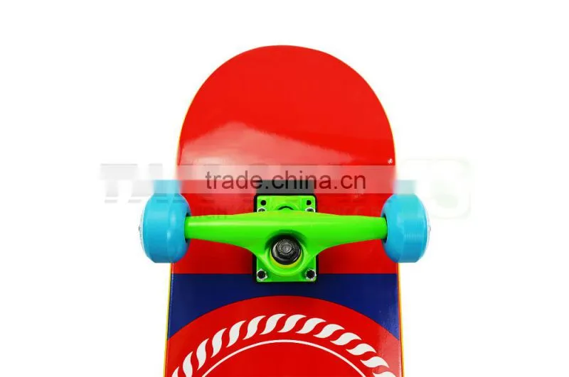 High quality 31x8 inches 7 ply 100% canadian maple short Skateboards maple wood skateboards