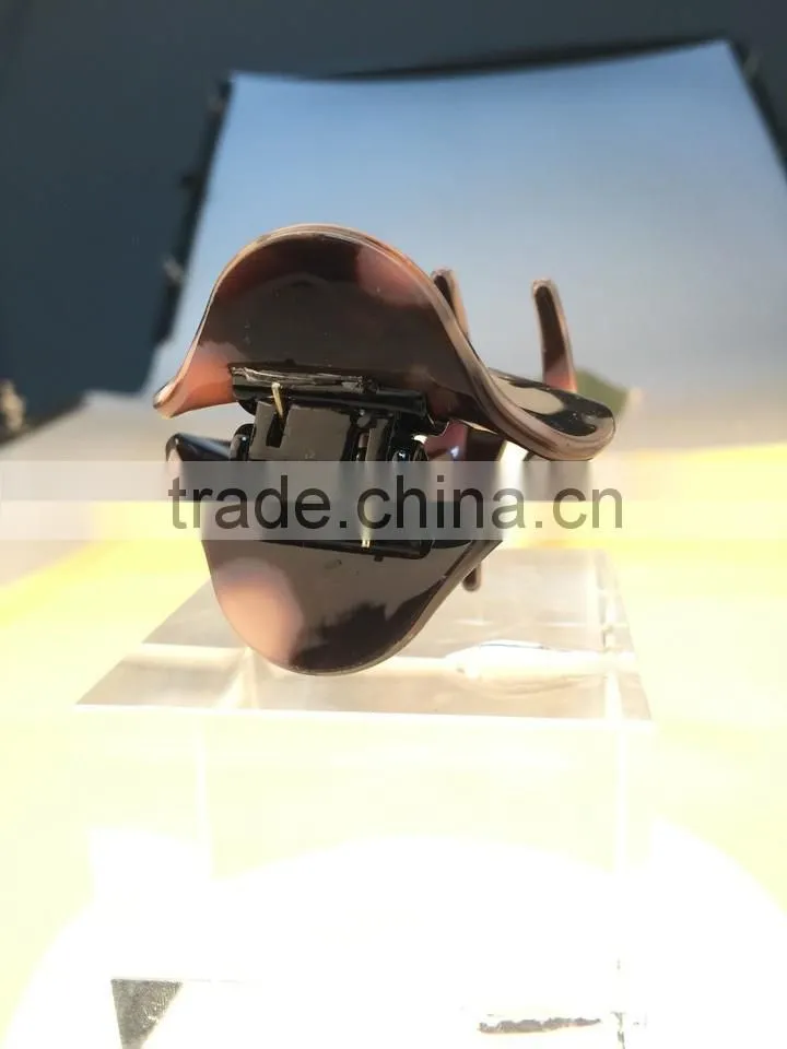 Wholesales women hair jewelry hair decoration luxury hair claw celluloid acetate sheet hair claws jaw clips