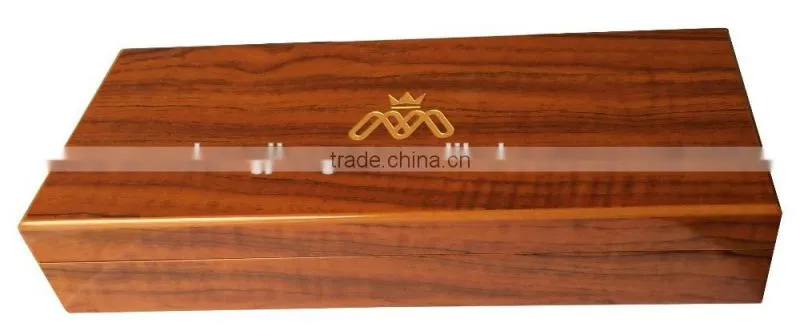 High Glossy Finish Wooden Coin Case for 4pcs of coin with Romovable Wooden Tray