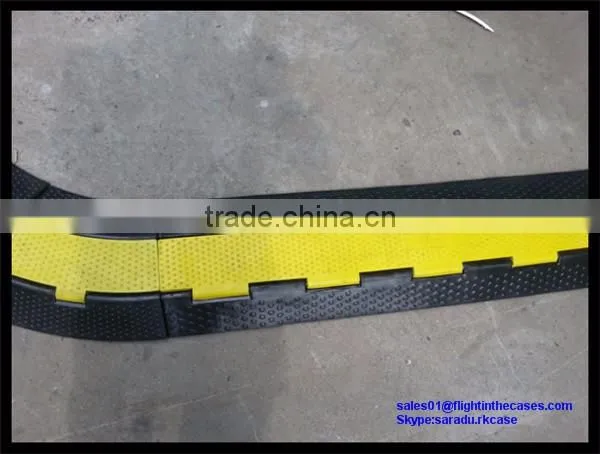 Professional 5 Channel Rubber Cable Ramp Outdoor