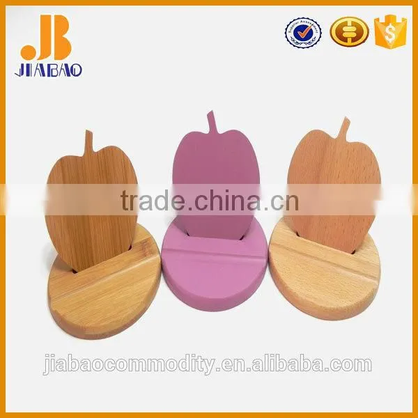 Phone wooden APPLE display rack