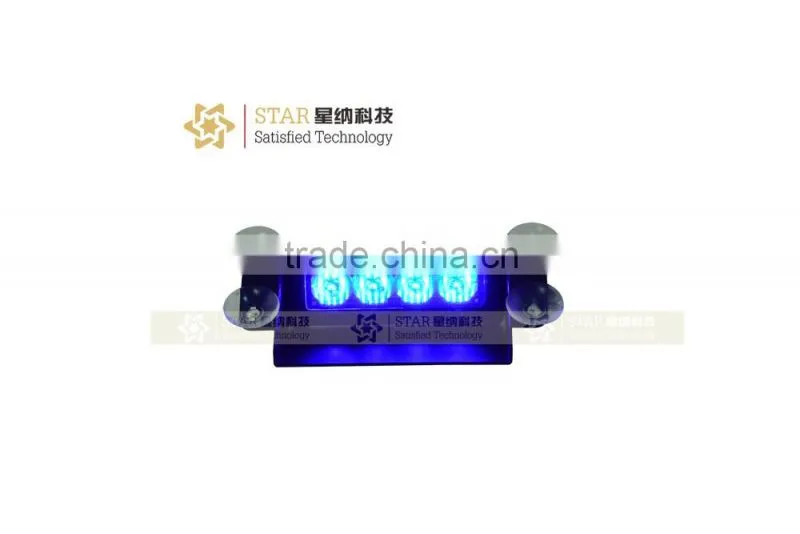 4 pcs led emergency deck light strobe visor light