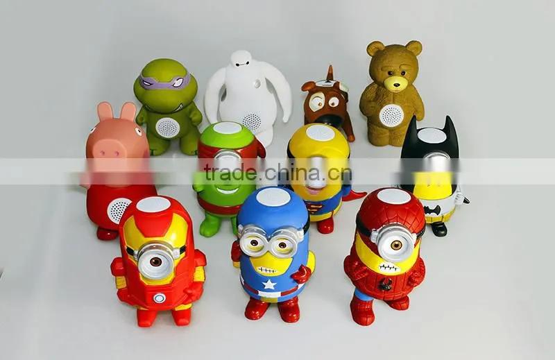 2015 Snowman cartoon kids bluetooth speaker shenzhen new