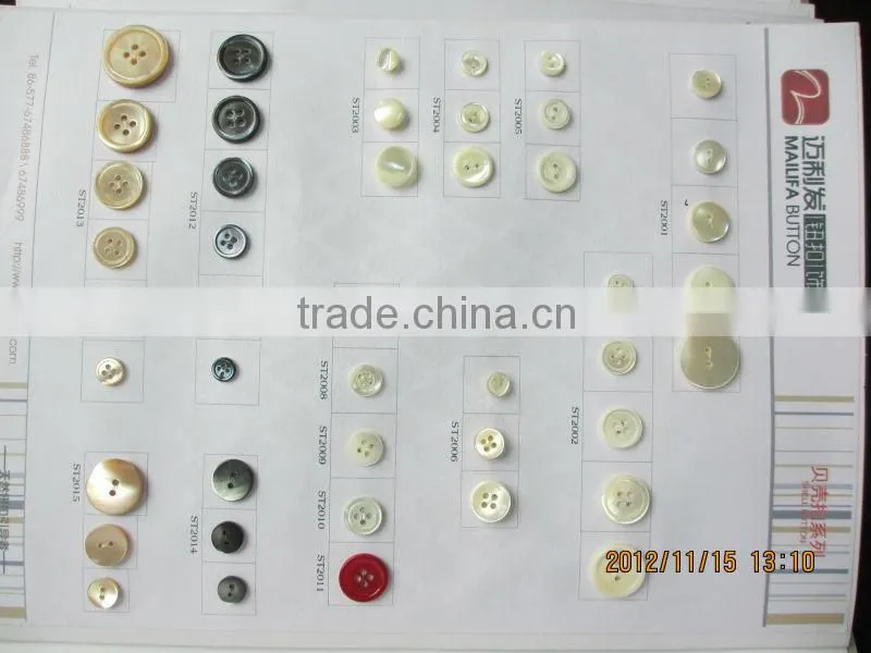 Trocas (trochus,takase) shell button for women dress ,