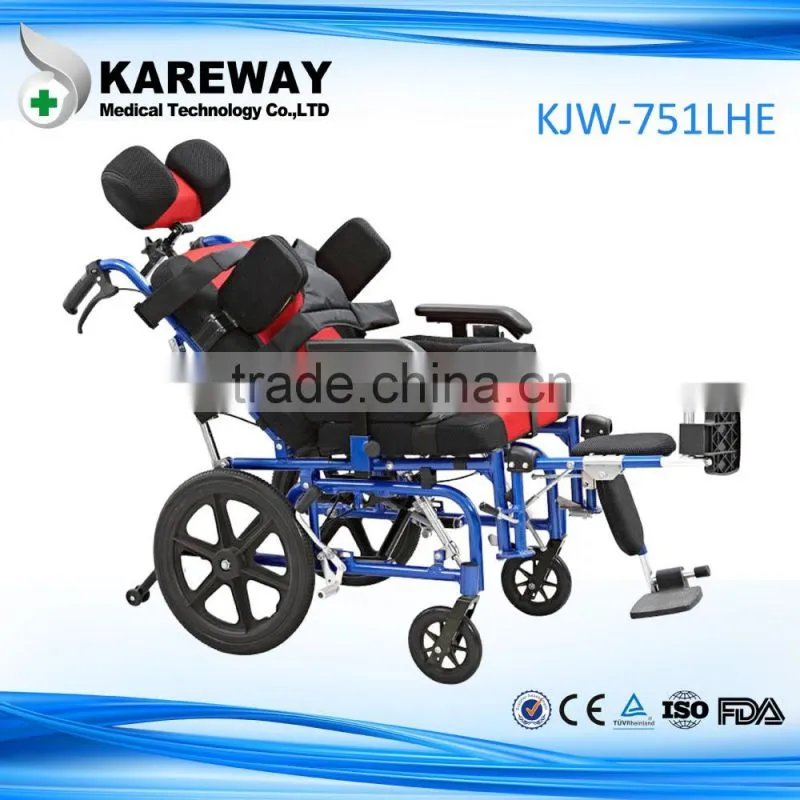 Kareway Power Lift up Seat Wheelchair Motor Wheelchairs Power for Big Kids KJW-751LHE