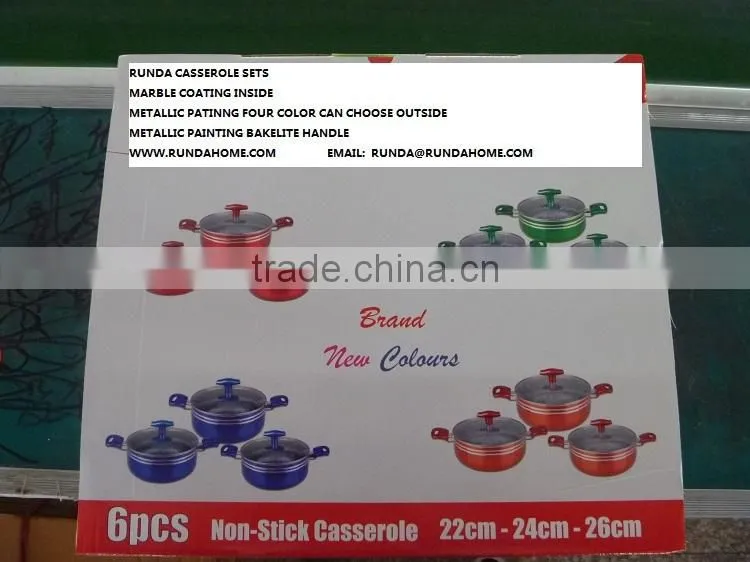 HOT SELLING Non-stick metallic pot set