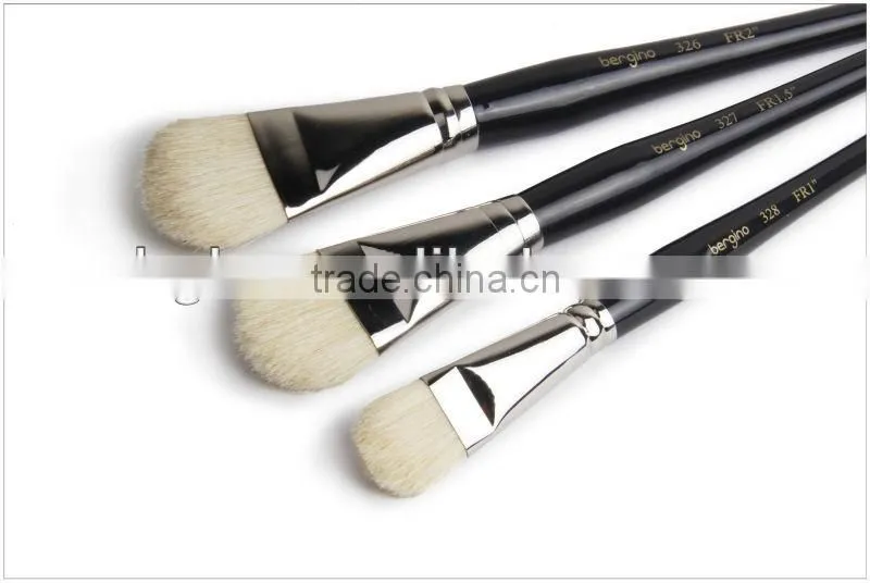 in stock BGN-326 bergino master professional filbert shape bristle artist brush for oil painting and acrylic painting in stock