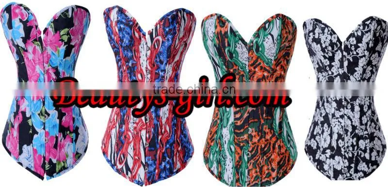 Popular Women unique exclusive chain overbust corset manufacturer