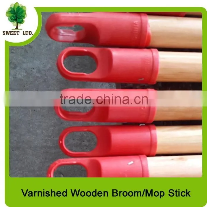 150x2.5cm varnished quality plastic broom handle made in china