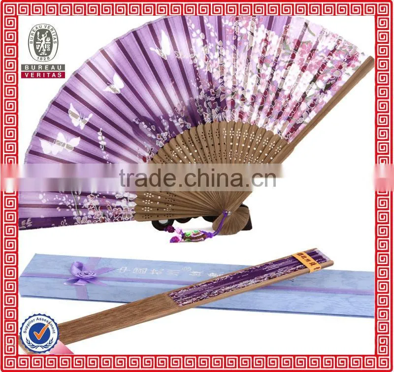hot sale promotion products folding fan bamboo fans hand fan
