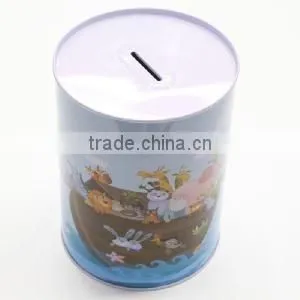 2016 hot selling metal money saving pot 8*13cm $1.0