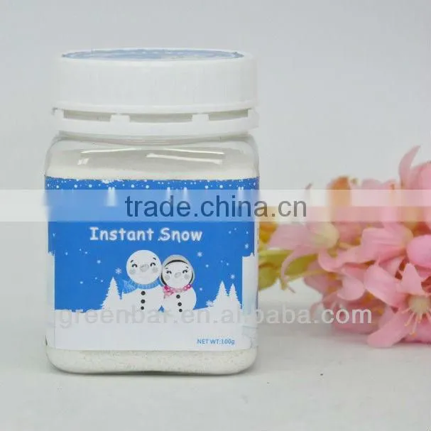 Water absorbing window shopping decorative fake snow