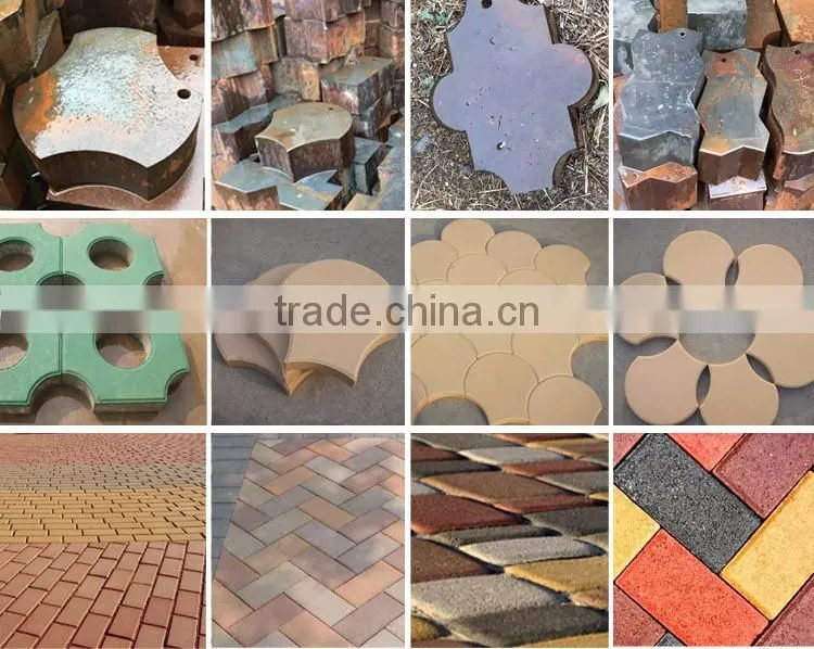 Hydraulic paving standard block brick making machine