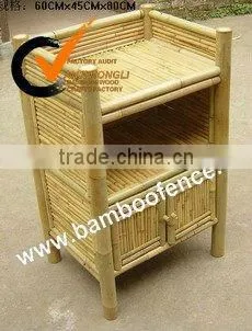 natural folded wood fence for garden decoration