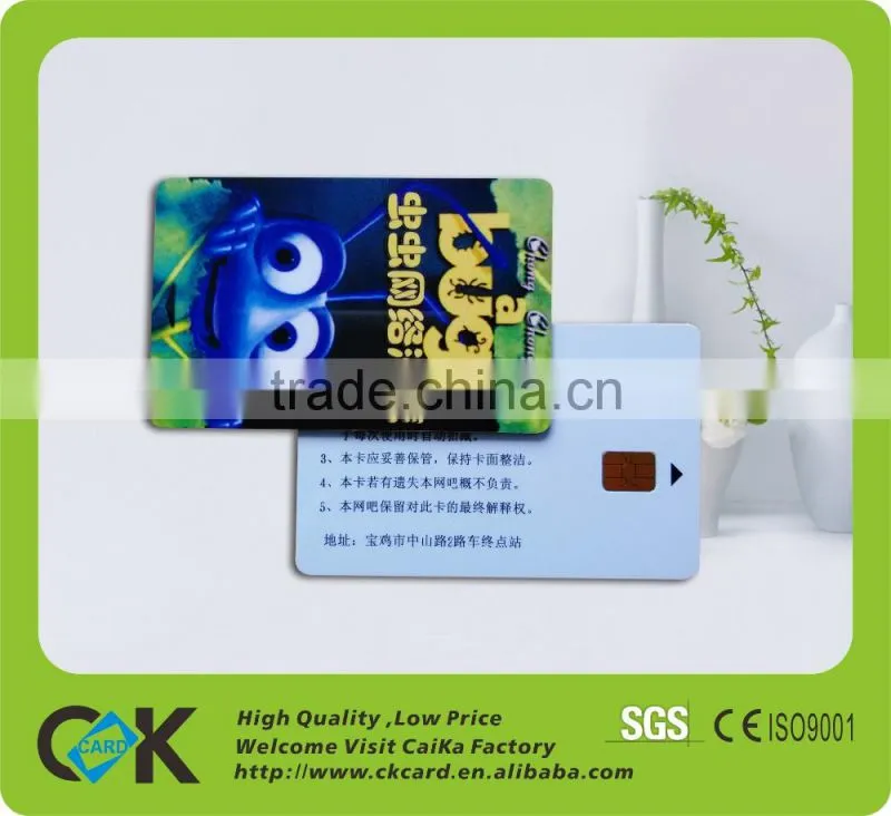 Customized printing IC card contact smart IC chip card