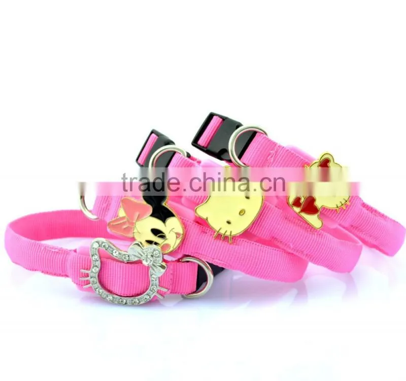 luminous cartoon small pet collar