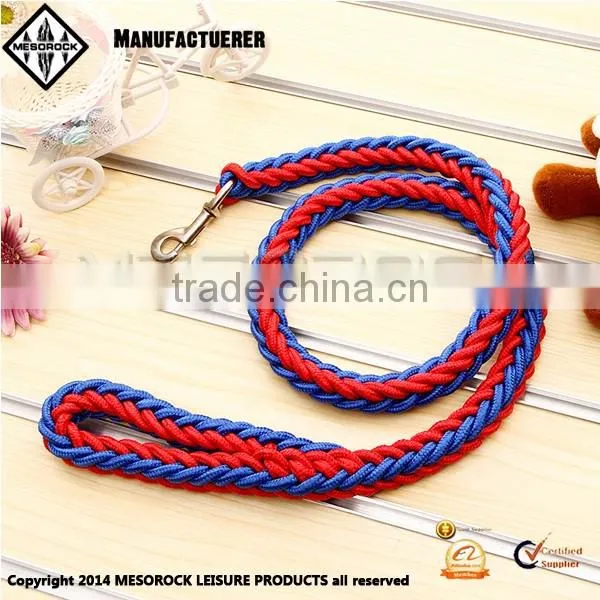 Wholesale custom pet harness pet strap nylon hands free dog leash