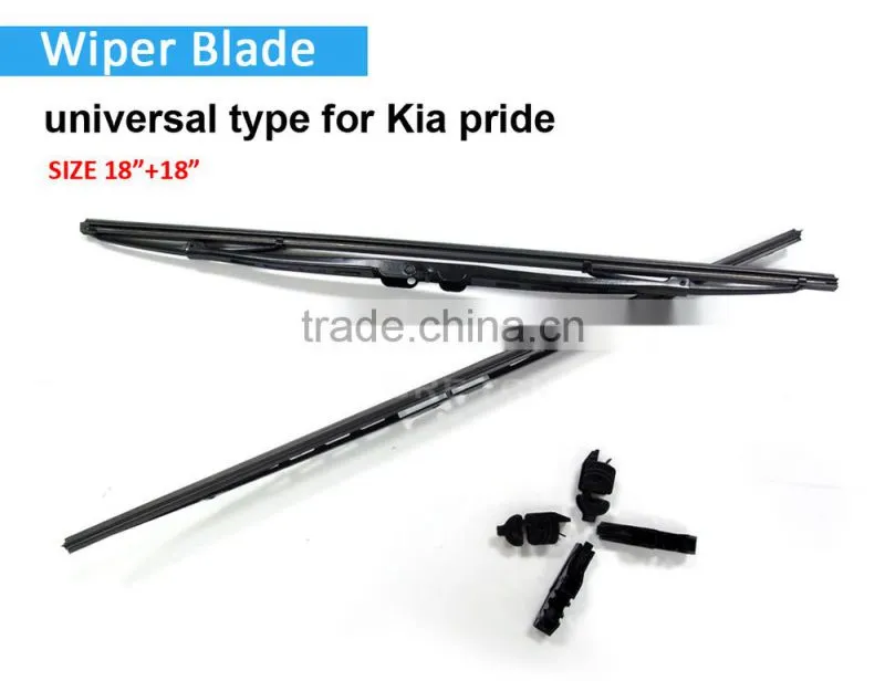 18''+18'' wiper blade rubbers for Pride