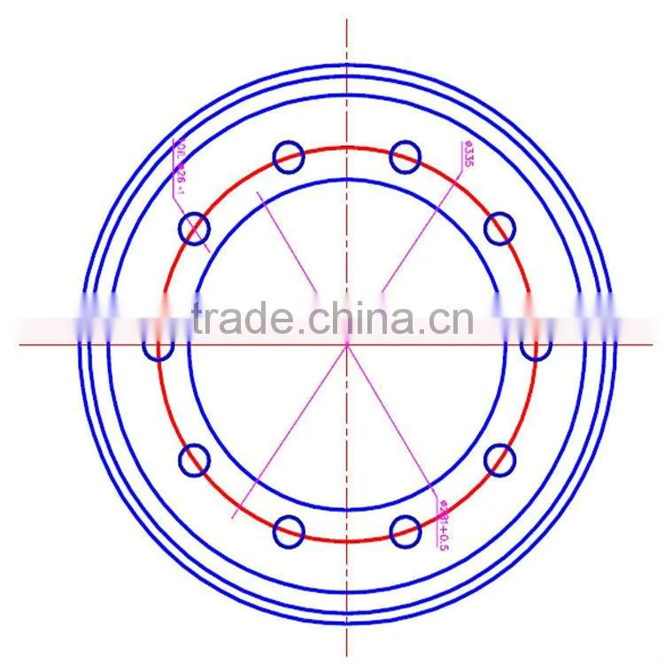 Spare Parts All Types of Disc Wheel Rim with Spokes