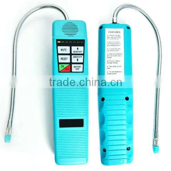 High Quality Halogen Electric Refrigerant Gas Leak Detector with Seven Level Leak Alarm + Negative Corona Sensor Type