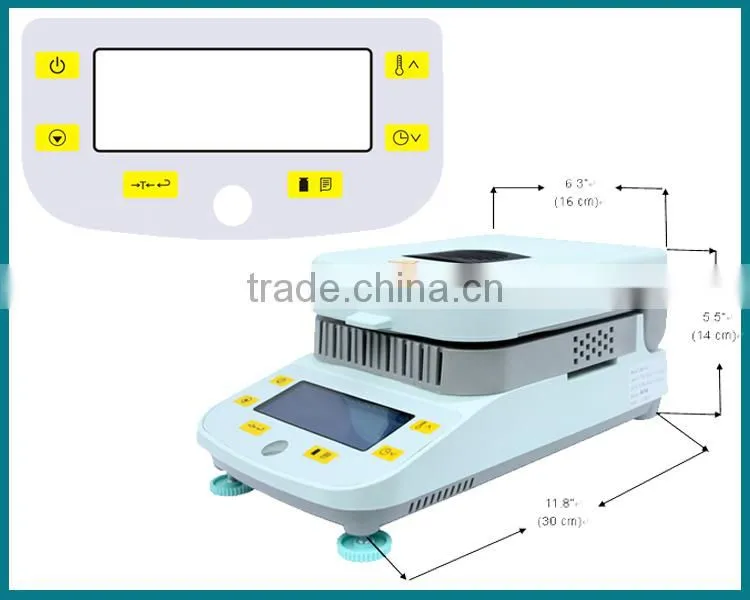 50g halogen grain 0.01g digital moisture analyzer