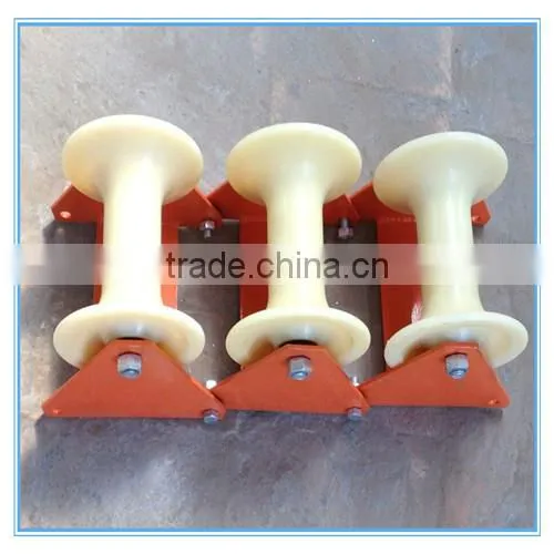 High speed turning aluminium cable pulley/High quality roller and axle
