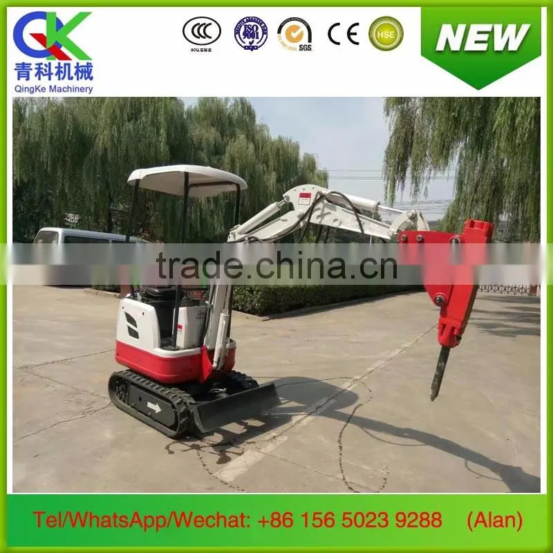 small 0.8ton hydraulic crawler excavator for orchard forest farm greenhouse