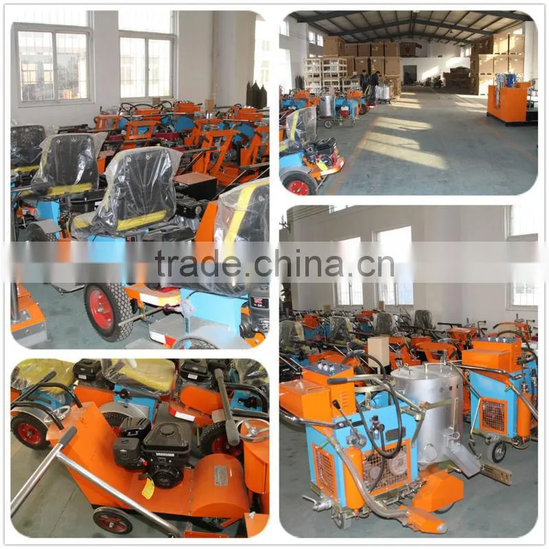 GD hot sales hand push stainless thermoplastic road marking equipment