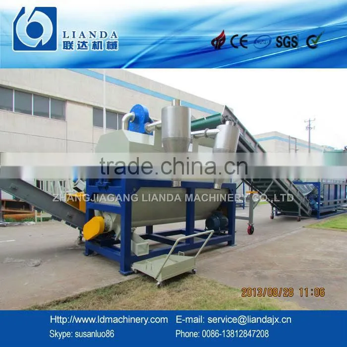 Agriculture film recycling machine with CE certificate