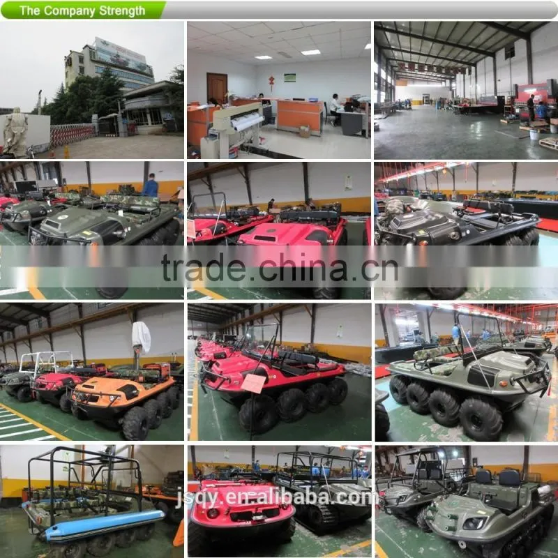 XBH 8X8-2 Standard amphibious vehicle with folding shelter 800cc 8 Wheel 4 Stroke ATV