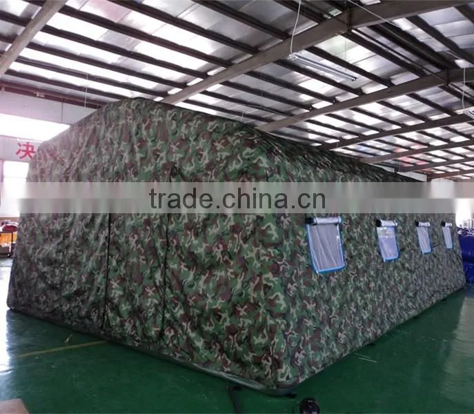 Long serve life inflatable military army medical tent, inflatable field hospital tent