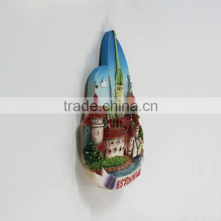 Handmade custom estonia souvenir magnet