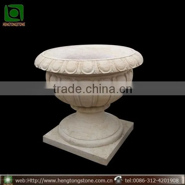 Beautiful Large Stone Carving Vase