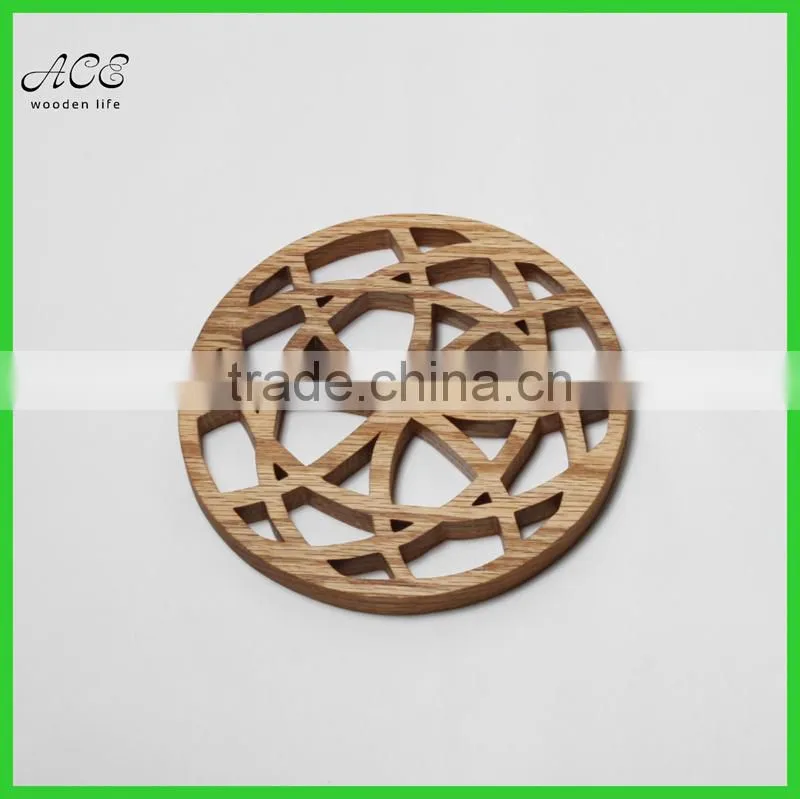 Carving wooden trivet