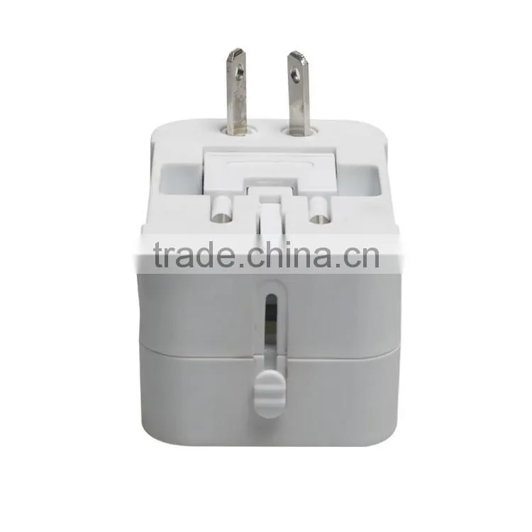 Factory Price USB Universal Portable Travel Plug Unique Travel Plug Superb Quality AC 250V Customized with double USB port