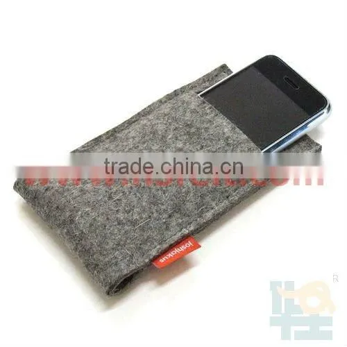 Eco-Friendly Phone Felt Bag in Fashion Design