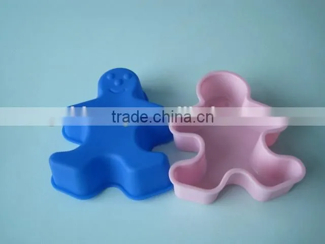 cartoon pattern single case 100% food grade silicone ice tray