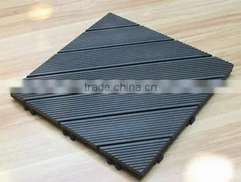 China exterior wooden products manufacturer wpc DIY decking tiles