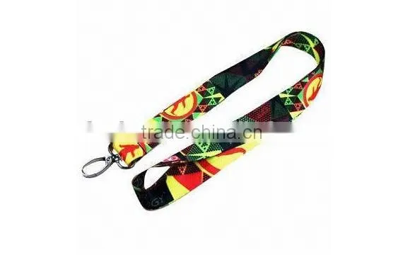 OEM polyester lanyard/dye sublimation lanyard/clearly printed lanyard