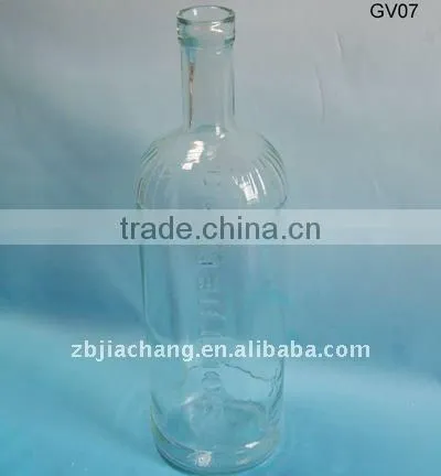 decorative clear large glass vase for flower GV07
