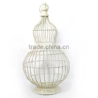 New Cage Metal Hanging Outdoor Candle Lantern
