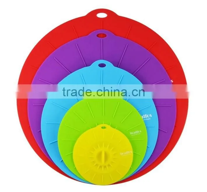 Reusable Suction Seal Covers Silicone fresh cover Silicone Pot Lid