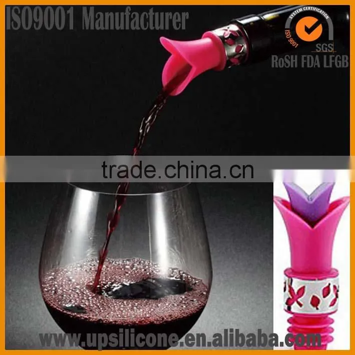 new design silicone rubber wine bottle stopper