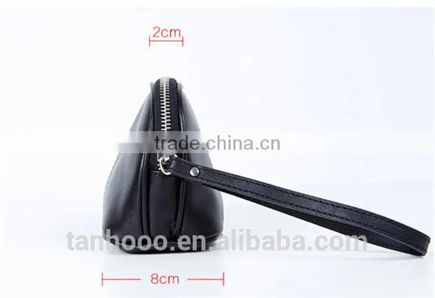 Fashion Black Cosmetic Bag,Travel Cosmetic Bag Large Size 18*10.5 cm
