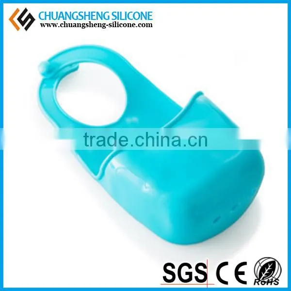 Bathroom silicone bag, hanging soap bag