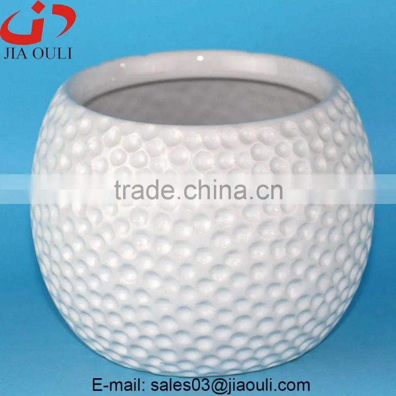 BSCI Certificate Factory Simple Design square Ceramic flower pot, cube planter