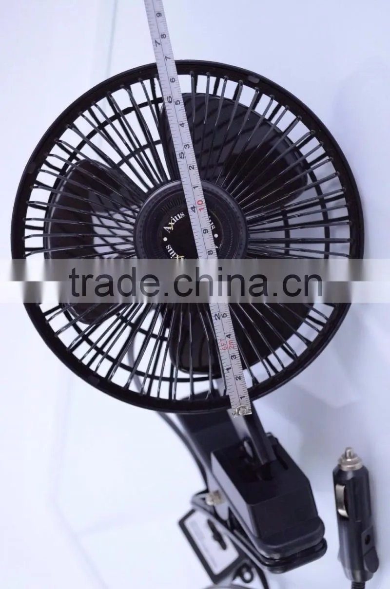 12V Car Fan Cooling Clip On Fan Portable Car Vehicle