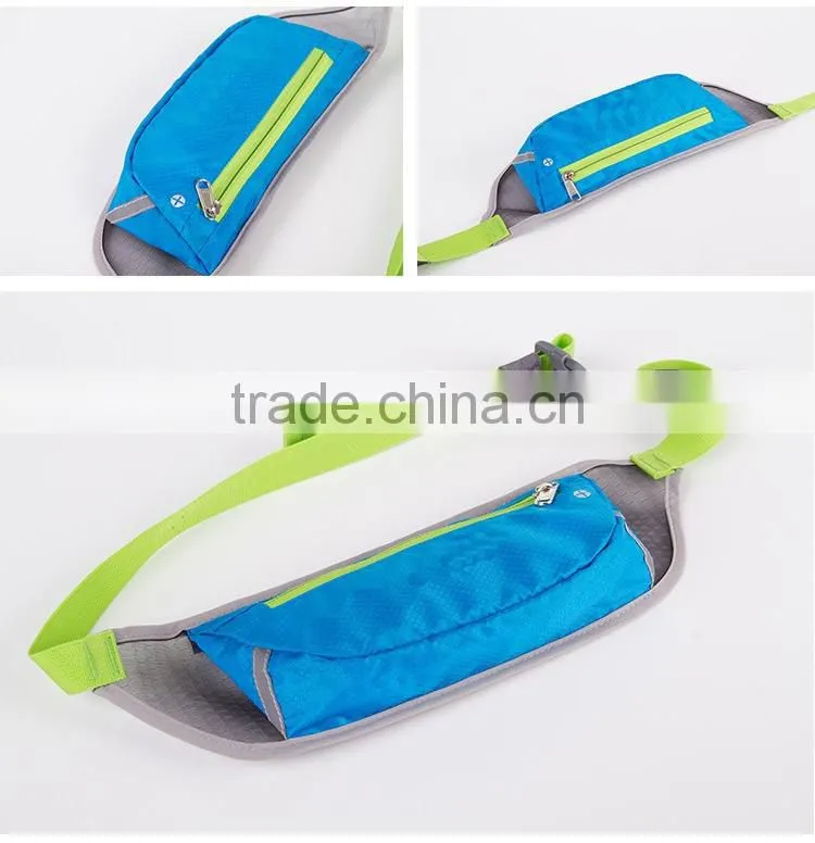 Cheap Tough running belt with water bottle Hiking Running Waist Pack Outdoor Water Resistant Waist Bag
